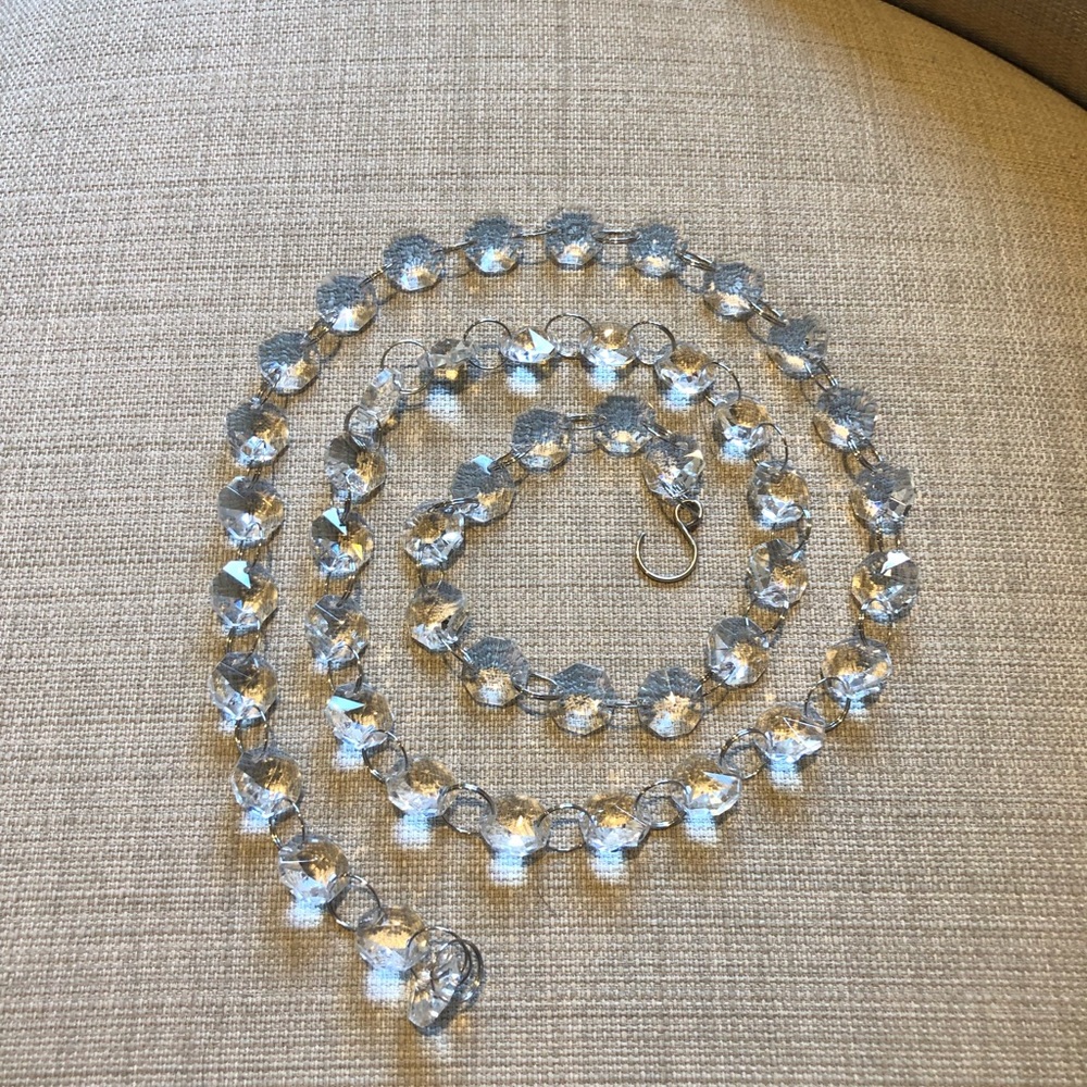 **😱* SALE*** 22 Crystal strands 3’ long w/ hooks